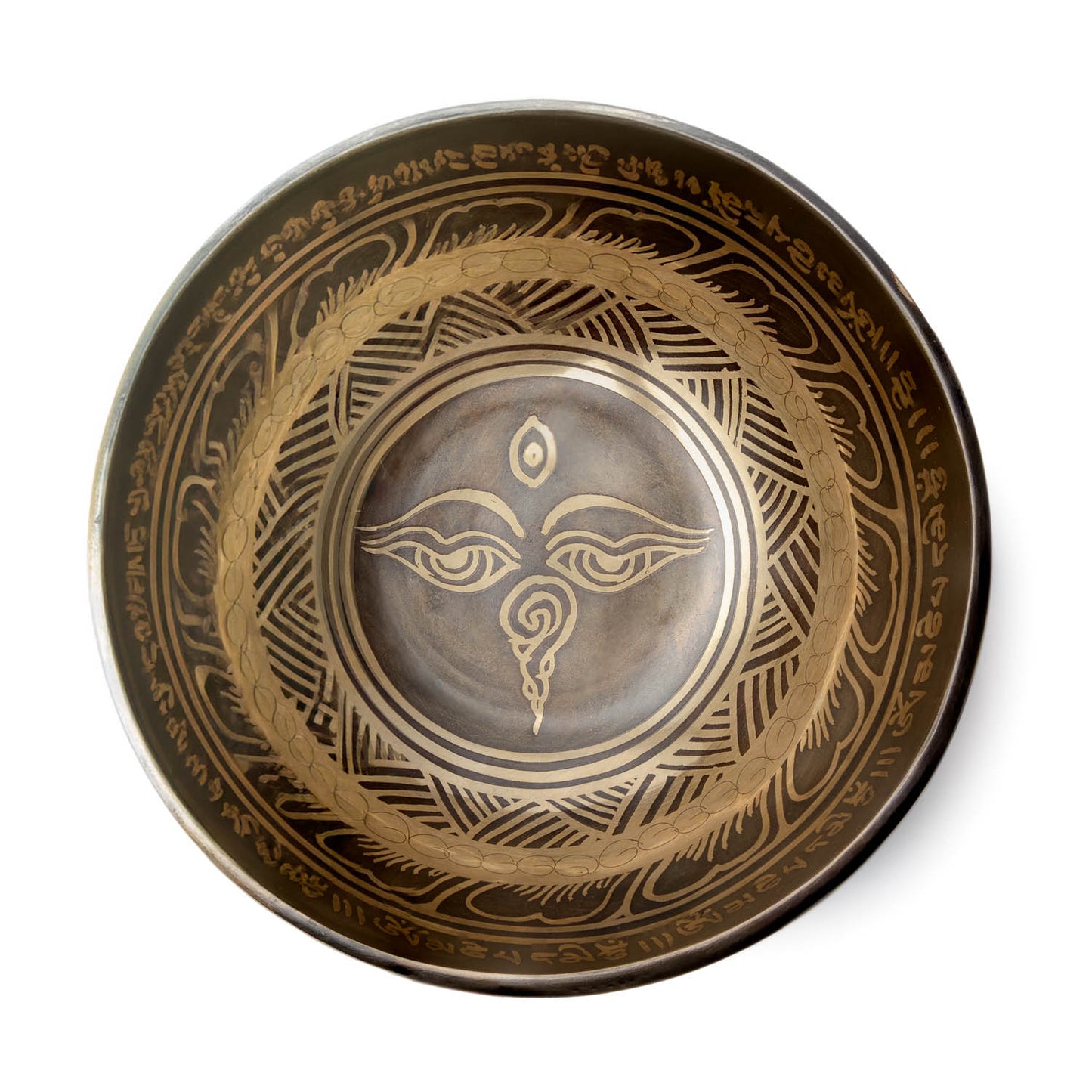 Singing Bowl Tibet hand carved