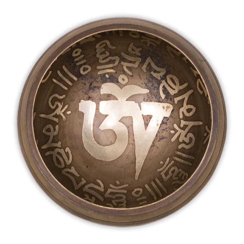 Bol chantant Om SET cadeau noir de gros