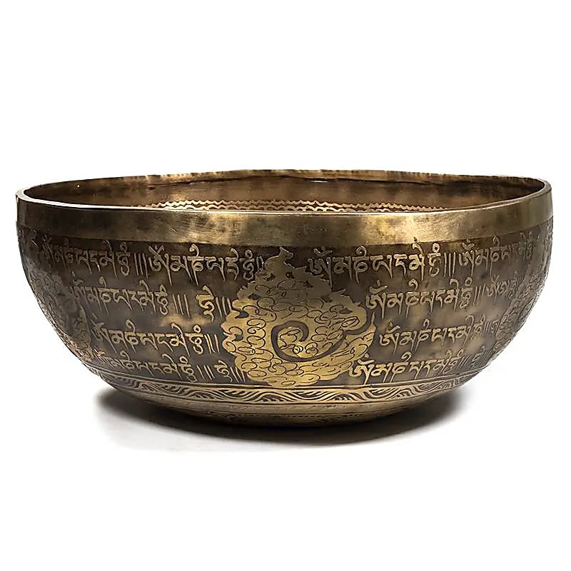 Campana tibetana incisa Fiore della vita
