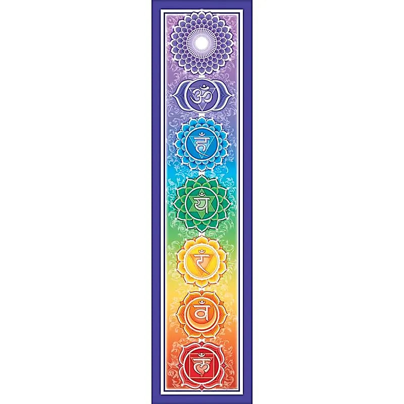 Bumpersticker Rainbow Chakra