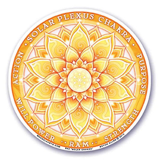 Window Sticker 3th Chakra (Manipura)