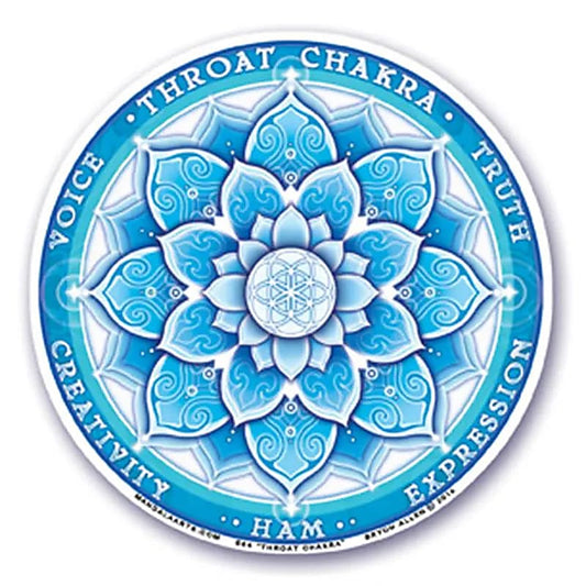 Window Sticker 5th Chakra (Vishuddha)