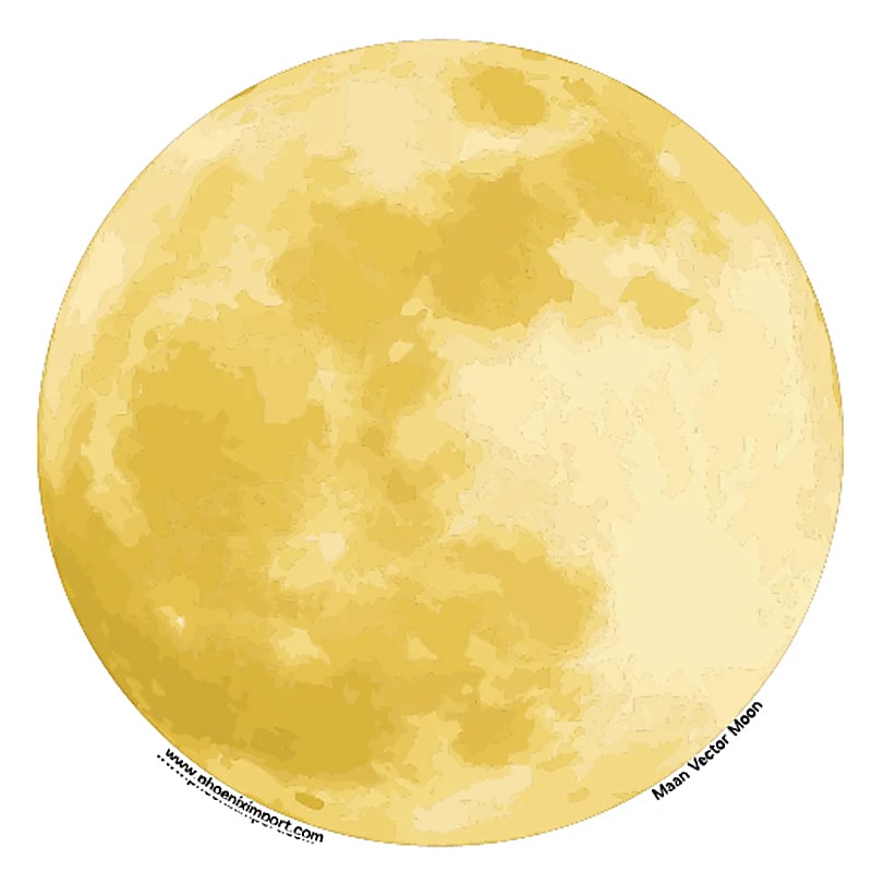 Raamsticker Volle maan