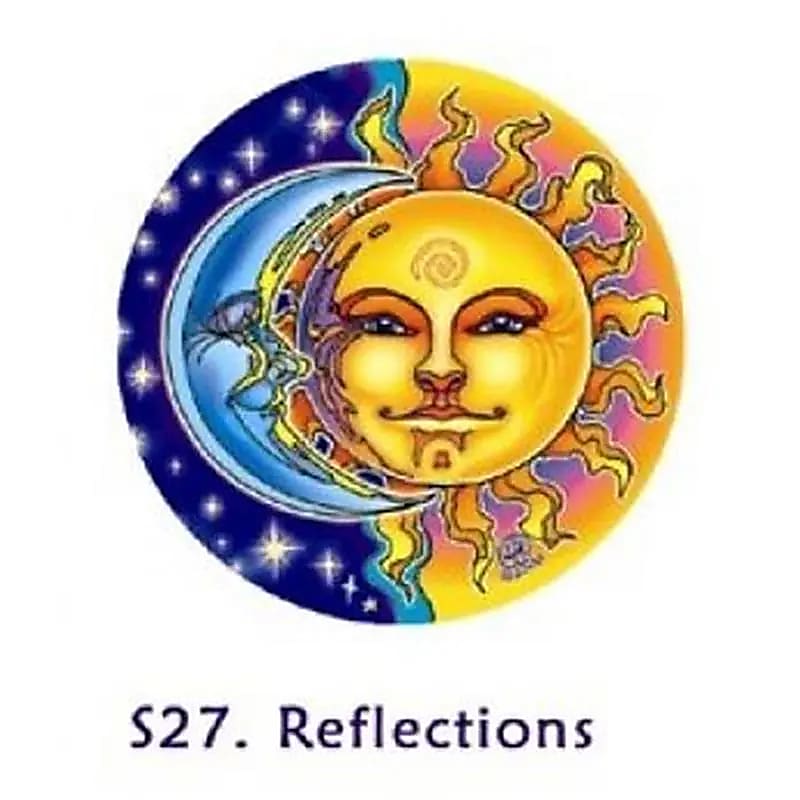 Window Sticker Sun & Moon -- 10.5 cm | Phoenix