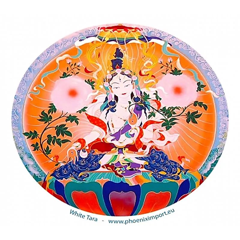 Fensterbild Weiße Tara Heilung