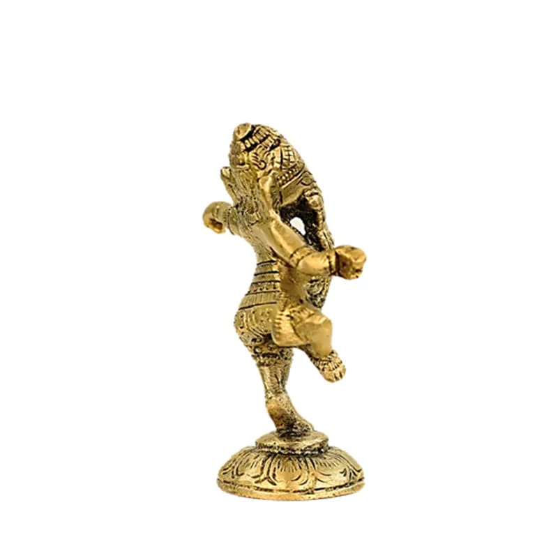 Ganesh dancing brass