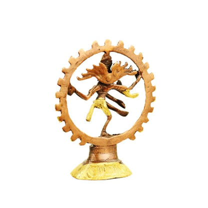 Shiva Nataraj laiton monochrome de gros thumb
