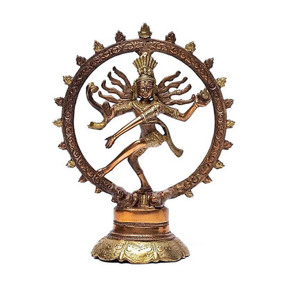 Shiva Nataraj messing 2-kleurig thumb