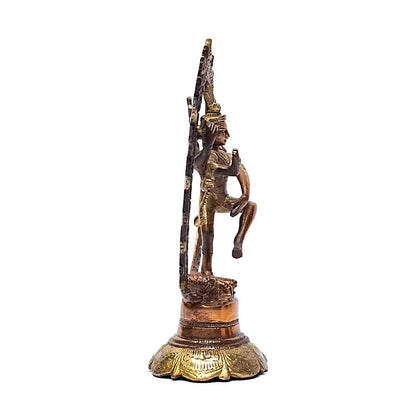 Shiva Nataraj messing 2-kleurig groothandel thumb
