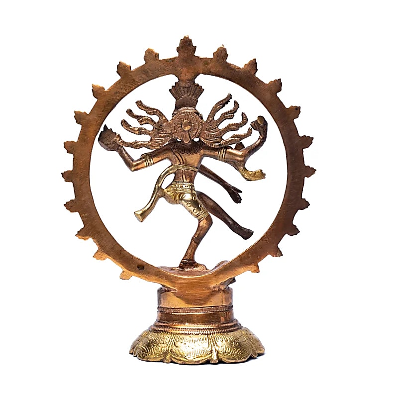 Shiva Nataraj messing 2-kleurig