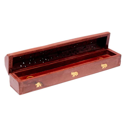 Incense (joss stick) burner &amp; storage box Elephants wholesale thumb