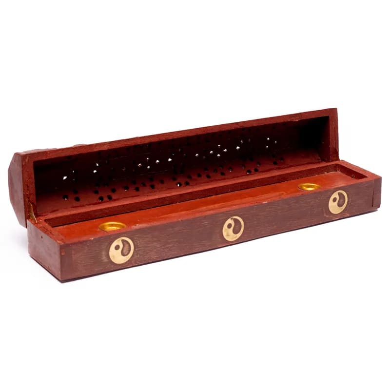 Incense (joss stick) burner &amp; storage box Yin Yang wholesale