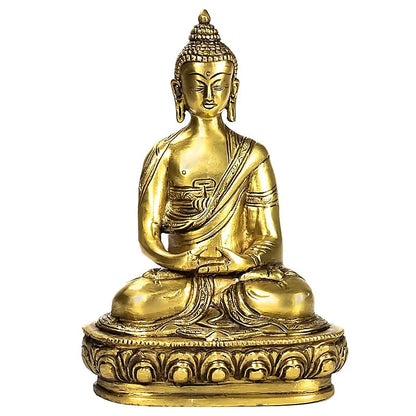 Bouddha Amithaba statue monochrome thumb