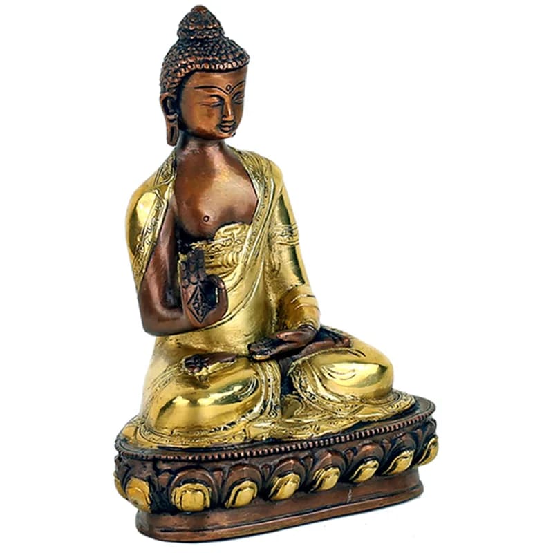 Buddha, Mudra der Lehre, zweifarbig großhandel