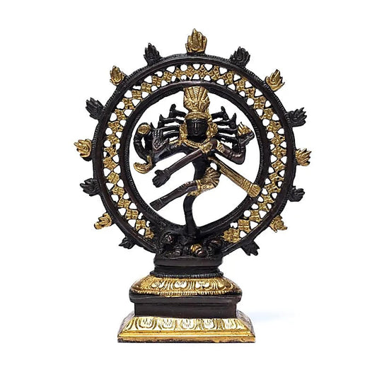 Shiva Nataraj messing 2-kleurig