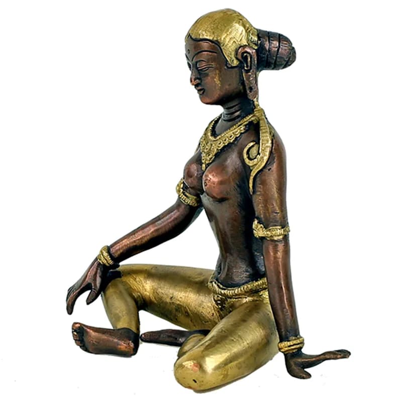 Estatua de Parvati bicolor