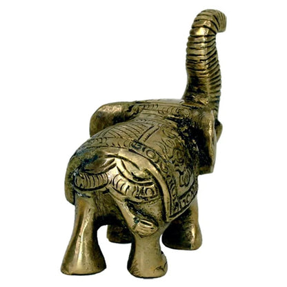 Minibeeldje olifant messing Messing thumb